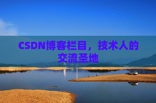 CSDN博客栏目，技术人的交流圣地